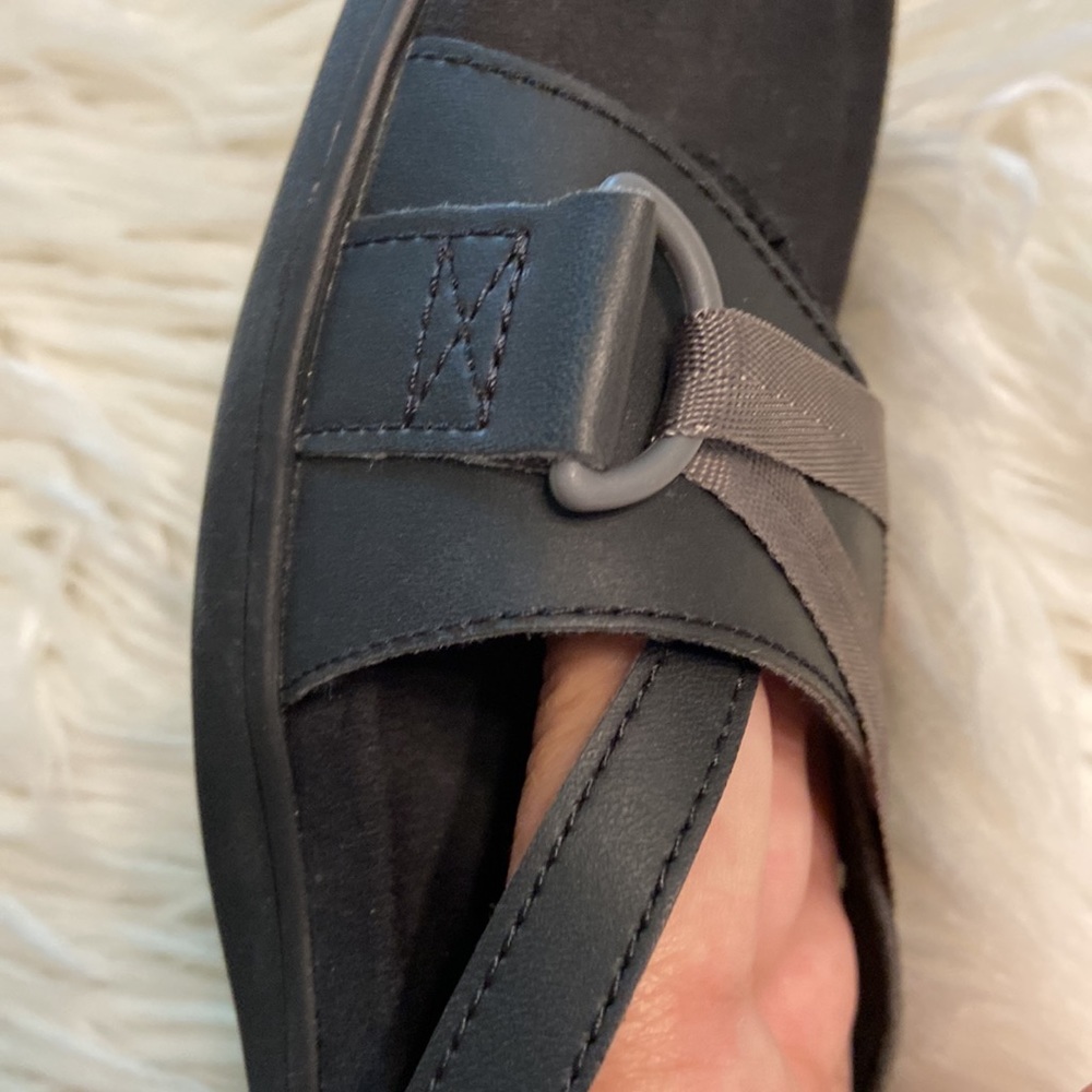 Merrell AirCushion Memory Foam sandals size 11 BNWOT black and gray color - Picture 14 of 16